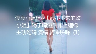 漂亮小姐姐~【瘦不下来的欢小姐】喝了啤酒后床上缠绵 主动吃鸡 滴蜡 骑乘啪啪  (1)