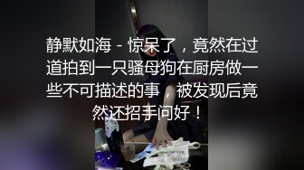 静默如海 - 惊呆了，竟然在过道拍到一只骚母狗在厨房做一些不可描述的事，被发现后竟然还招手问好！ 