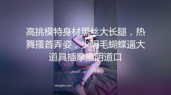 高挑模特身材黑丝大长腿，热舞搔首弄姿，少阴毛蝴蝶逼大道具插摩擦阴道口