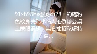 91xh98hx番號xh28：約砲粉色紋身美乳小情人推倒辦公桌上蒙眼狠操，無套抽插私處特寫…