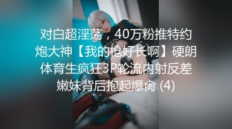 对白超淫荡，40万粉推特约炮大神【我的枪好长啊】硬朗体育生疯狂3P轮流内射反差嫩妹背后抱起爆肏 (4)