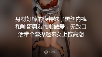 身材好棒的模特妹子黑丝内裤和帅哥男友啪啪做爱，无敌口活带个套操起来女上位高潮