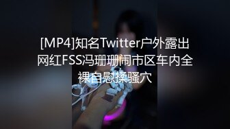 [MP4]知名Twitter户外露出网红FSS冯珊珊闹市区车内全裸自慰揉骚穴